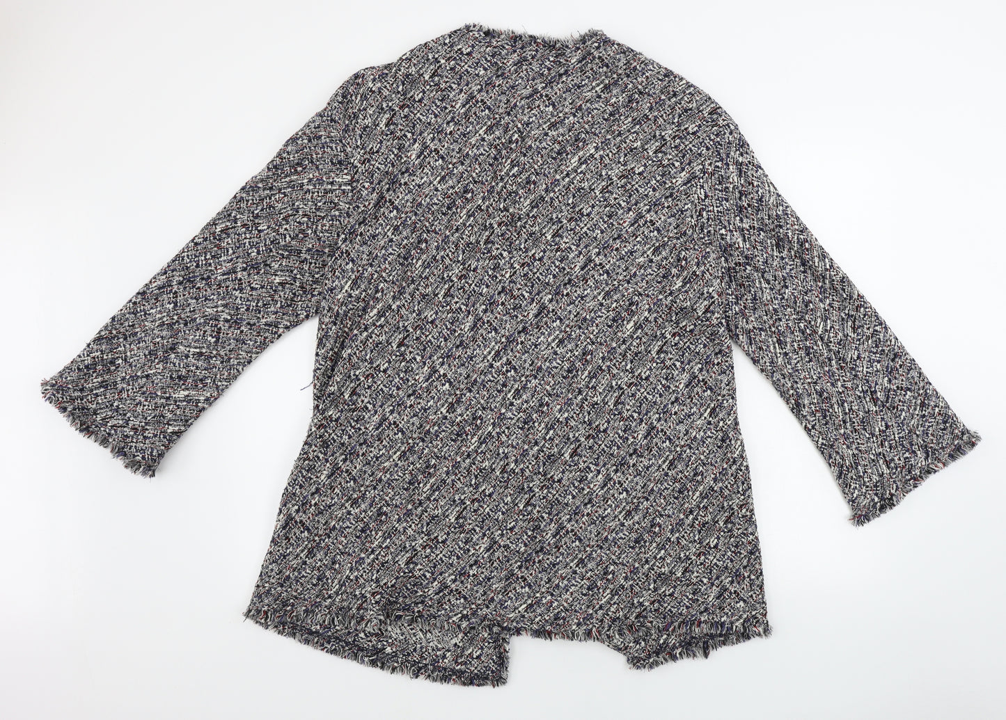 Zara Womens Grey   Cardigan Jumper Size L