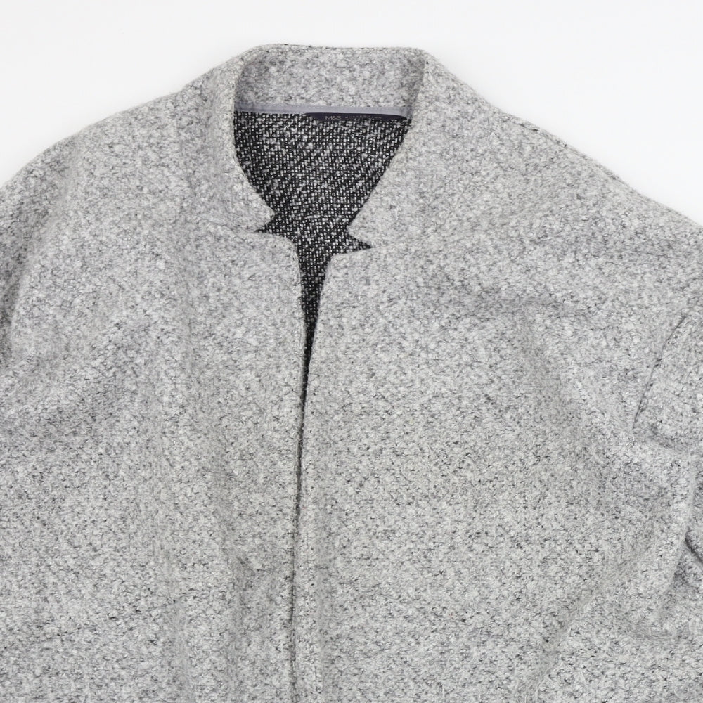 Marks and Spencer  Womens Grey   Cardigan Jumper Size 14