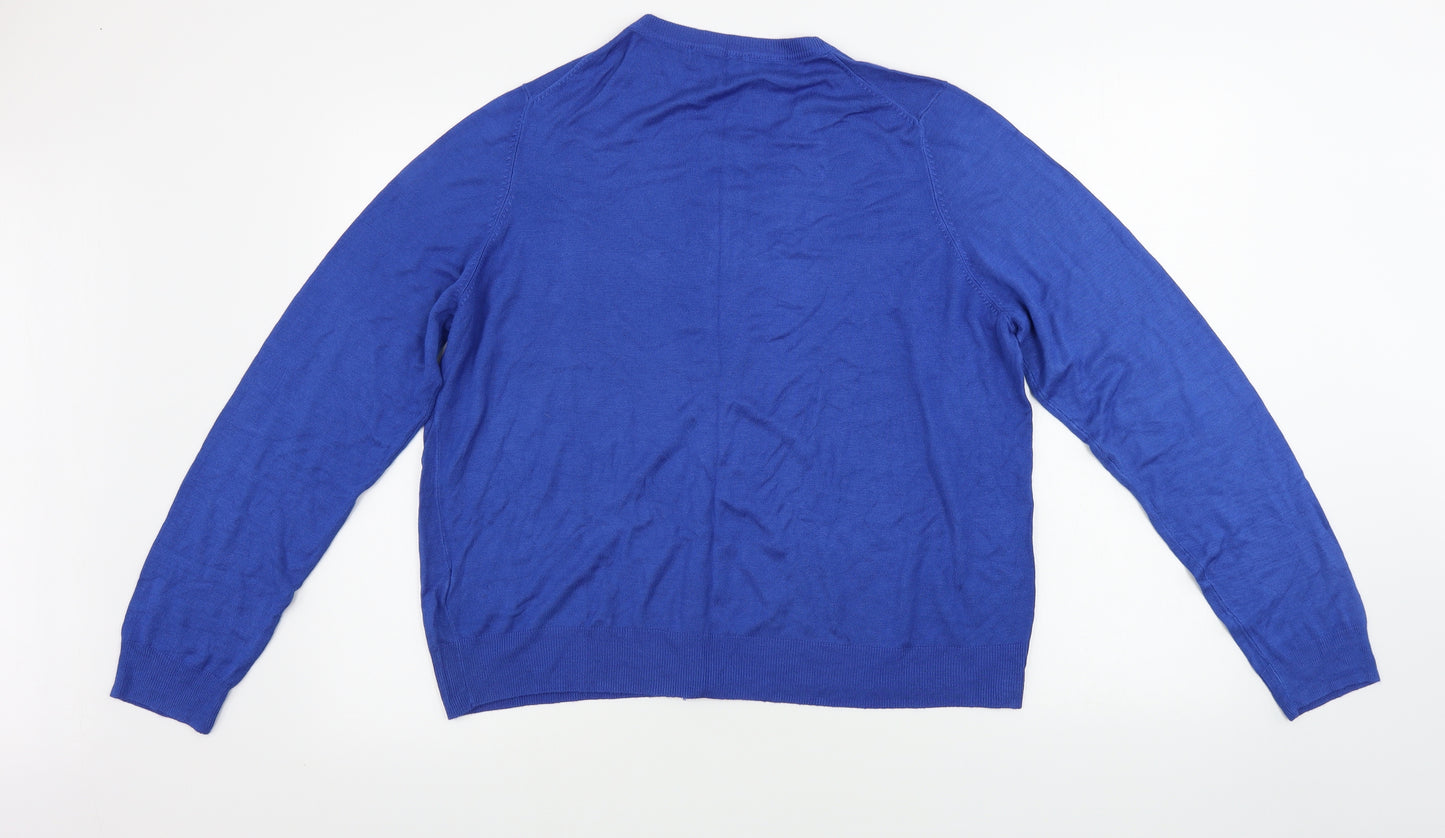 Marks and Spencer  Womens Blue   Cardigan Jumper Size 20