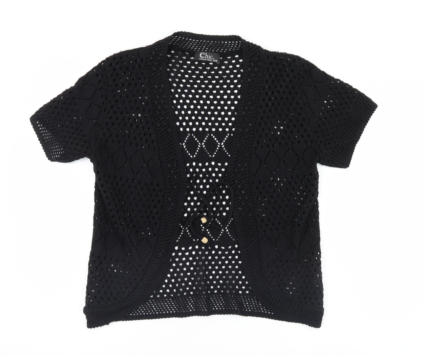 CHIC Womens Black   Cardigan Jumper Size M