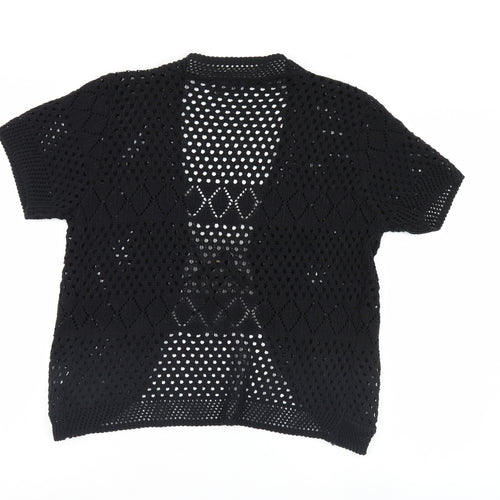 CHIC Womens Black   Cardigan Jumper Size M