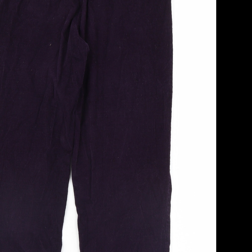 Isle Essentials  Womens Purple   Trousers  Size 12 L25 in