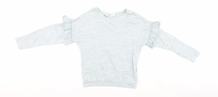 H&M Girls Blue Basic Casual Size 9-10 Years