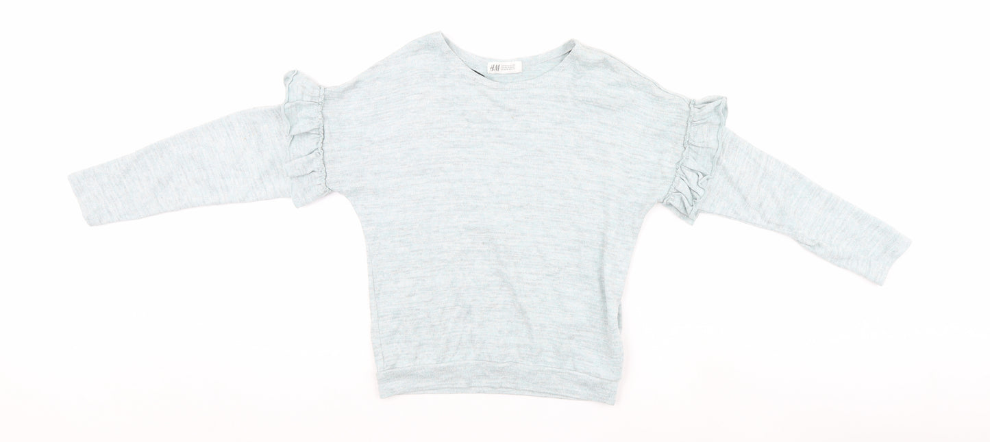 H&M Girls Blue   Basic Casual Size 9-10 Years
