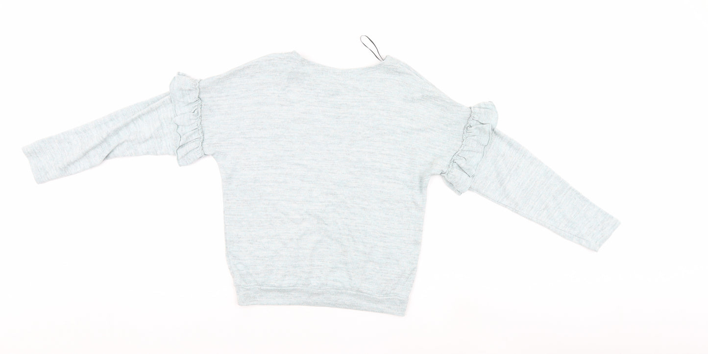 H&M Girls Blue   Basic Casual Size 9-10 Years