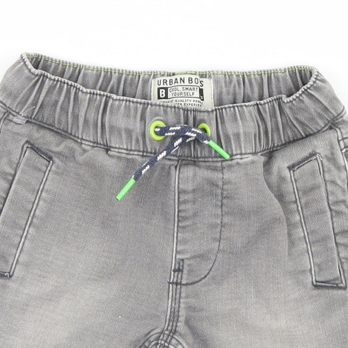 Matalan Girls Grey   Cargo Shorts Size 4 Years