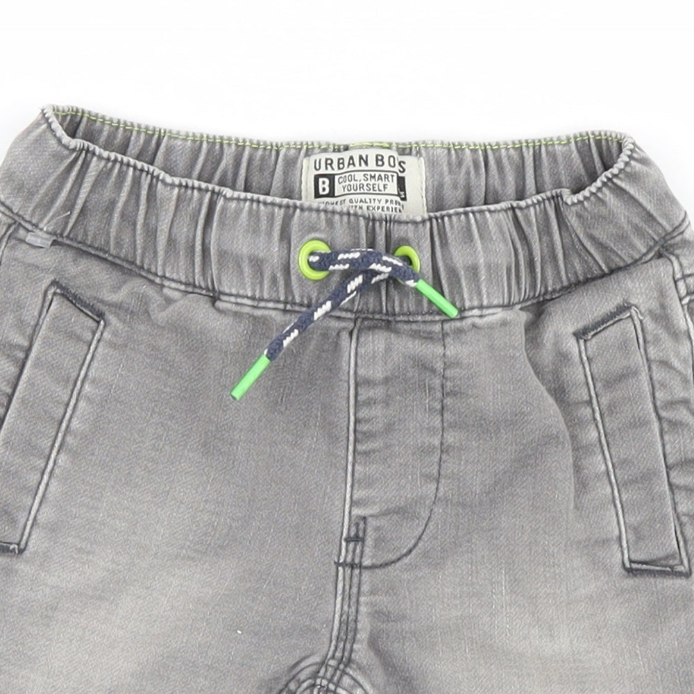 Matalan Girls Grey   Cargo Shorts Size 4 Years