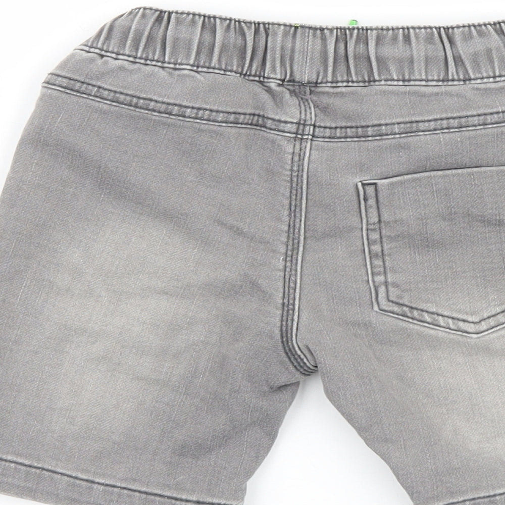 Matalan Girls Grey   Cargo Shorts Size 4 Years