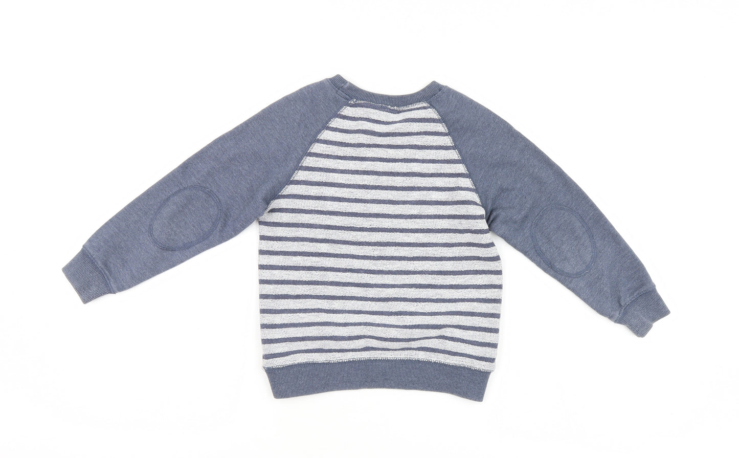 George Boys Blue Striped  Pullover Sweatshirt Size 3-4 Years