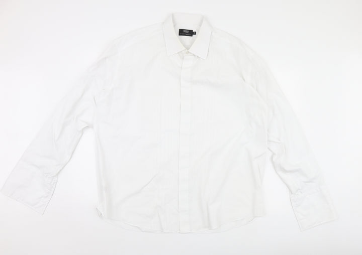 Marks and Spencer Mens Silver    Button-Up Size 46