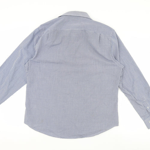 George Mens Blue    Button-Up Size 42