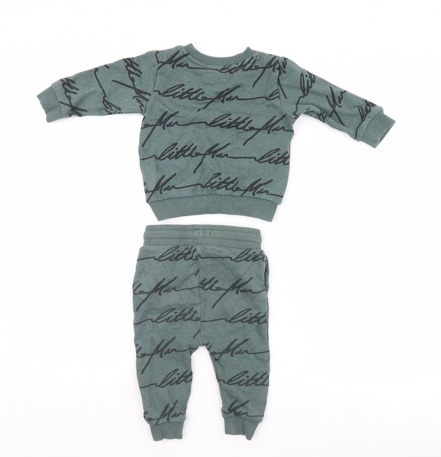 NEXT Boys Green   Trousers Set Outfit/Set Size 12-18 Months