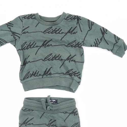 NEXT Boys Green   Trousers Set Outfit/Set Size 12-18 Months