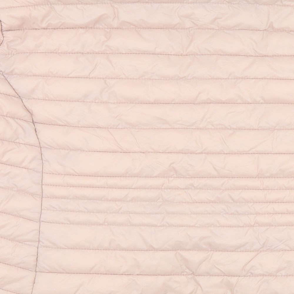Primark Womens Pink   Quilted Coat Size M