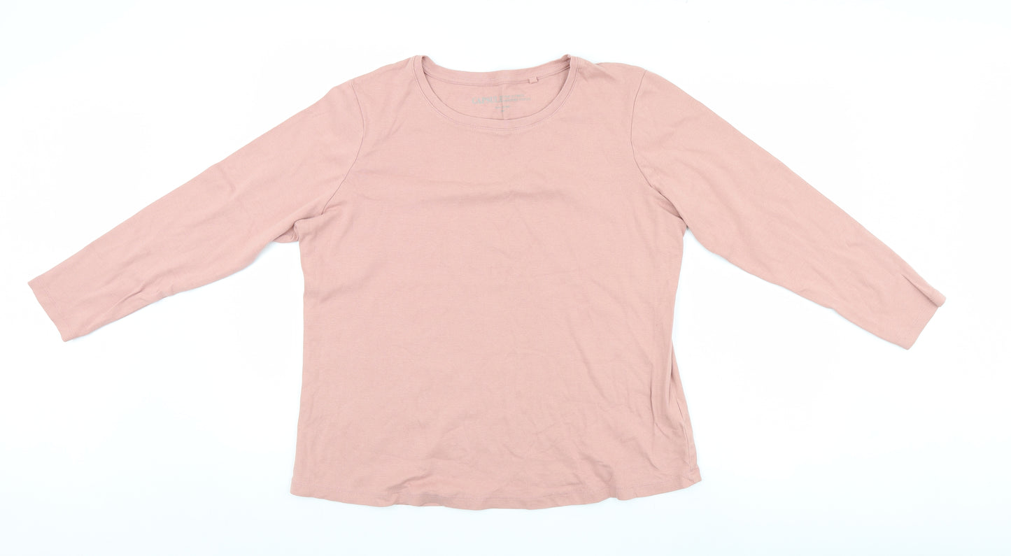 Capsule  Womens Pink   Basic T-Shirt Size 20