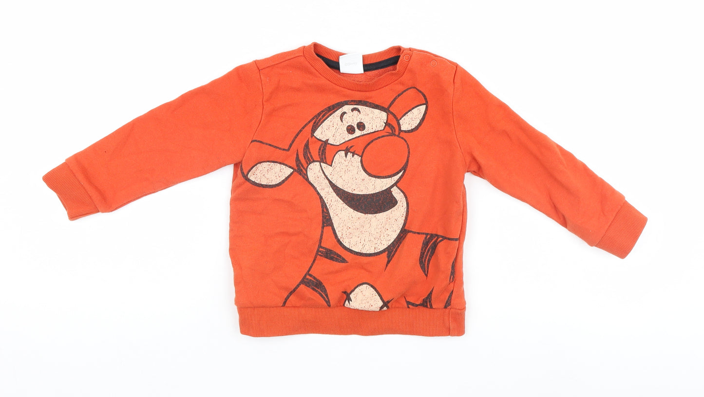 Disney Baby Baby Orange   Pullover Jumper Size 12-18 Months  - Disney, Tigger