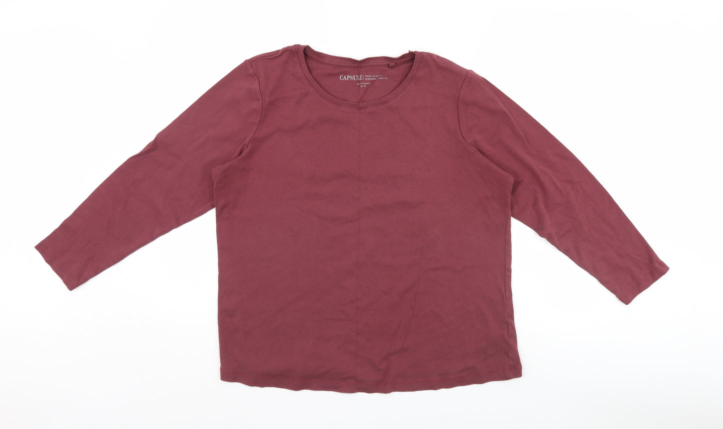 Capsule  Womens Purple   Basic T-Shirt Size 20