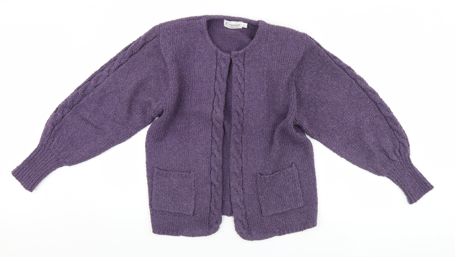 Emerica Womens Purple   Cardigan Jumper Size 36