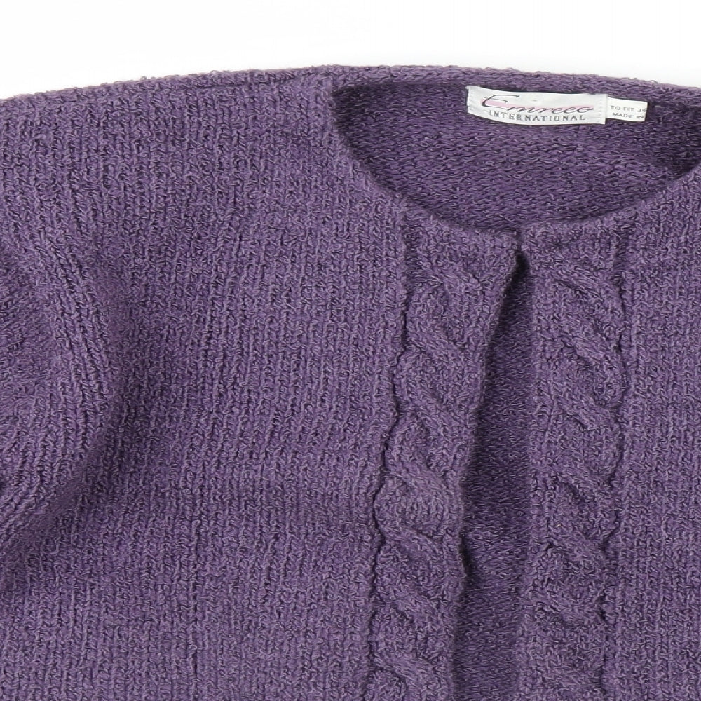 Emerica Womens Purple   Cardigan Jumper Size 36