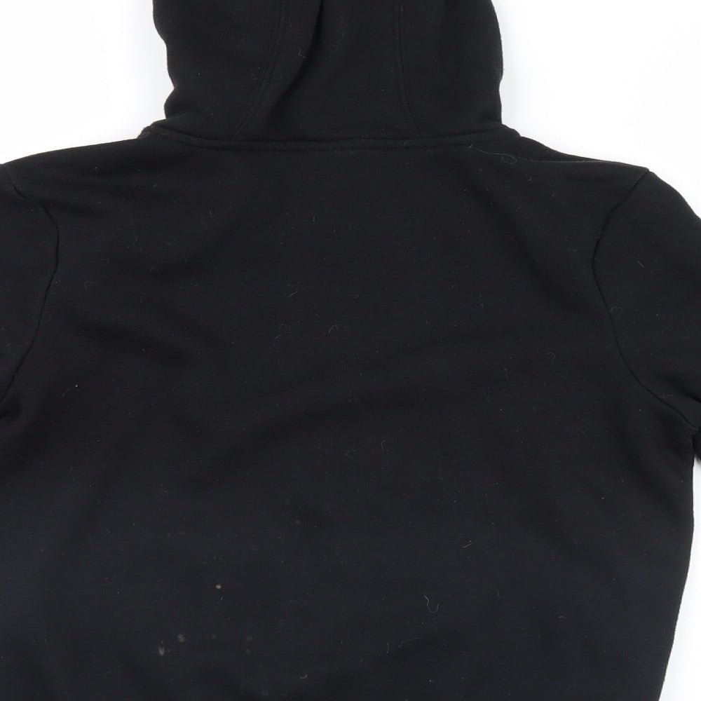 Slazenger Boys Black   Full Zip Hoodie Size 11-12 Years