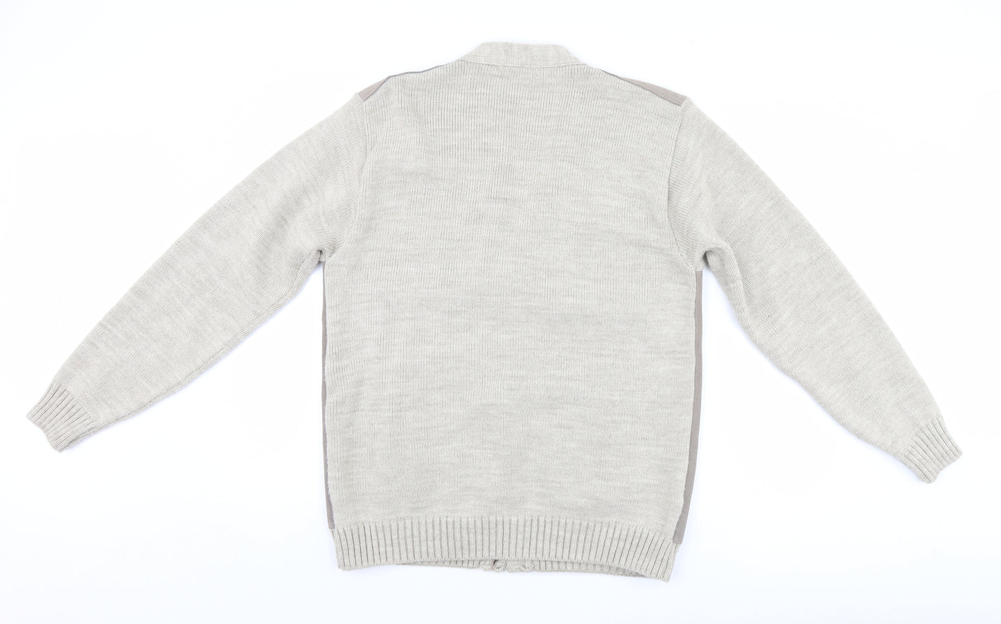 Marks and Spencer Mens Beige   Cardigan Jumper Size M