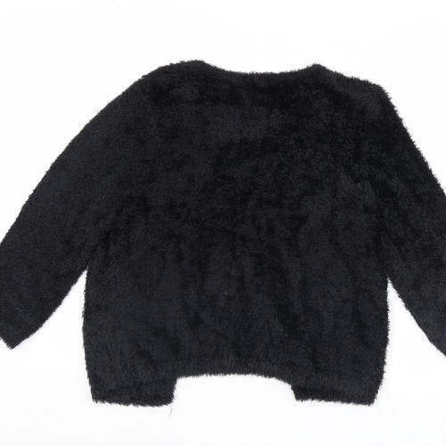 David Emanuel Womens Black   Cardigan Jumper One Size