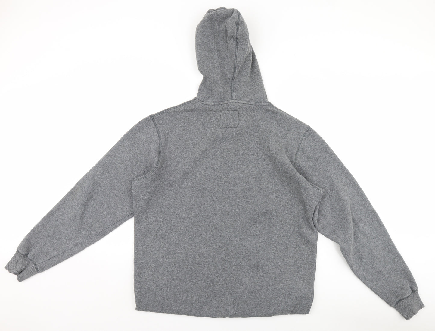 Firetrap Mens Grey   Henley Hoodie Size M