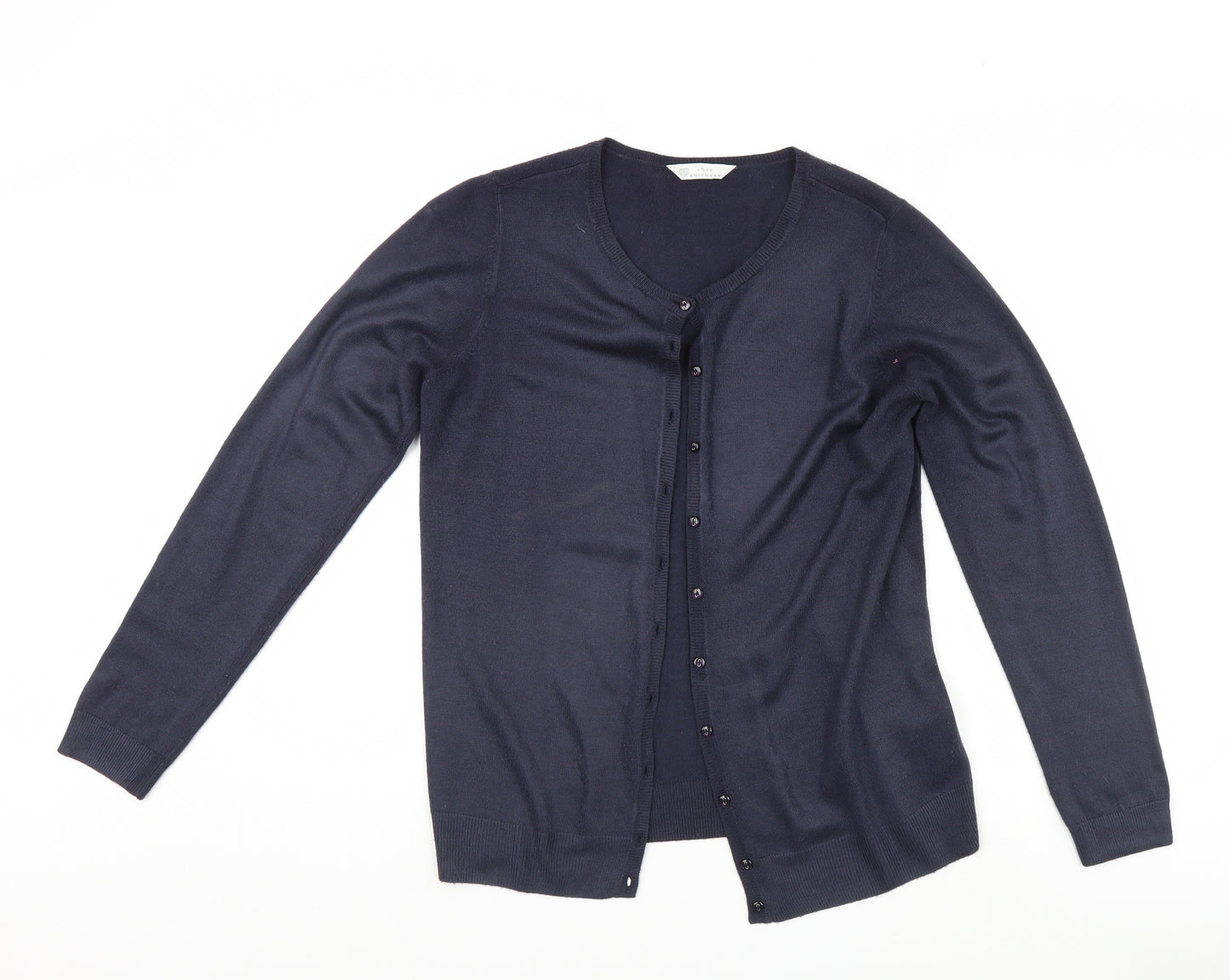 BHS Womens Blue   Cardigan Jumper Size 12