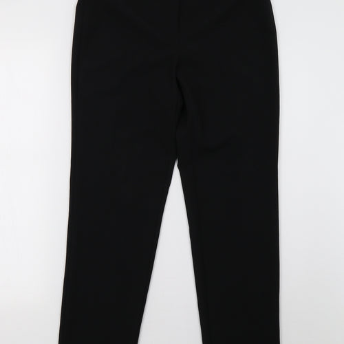 F&F Womens Black   Trousers  Size 8 L28 in