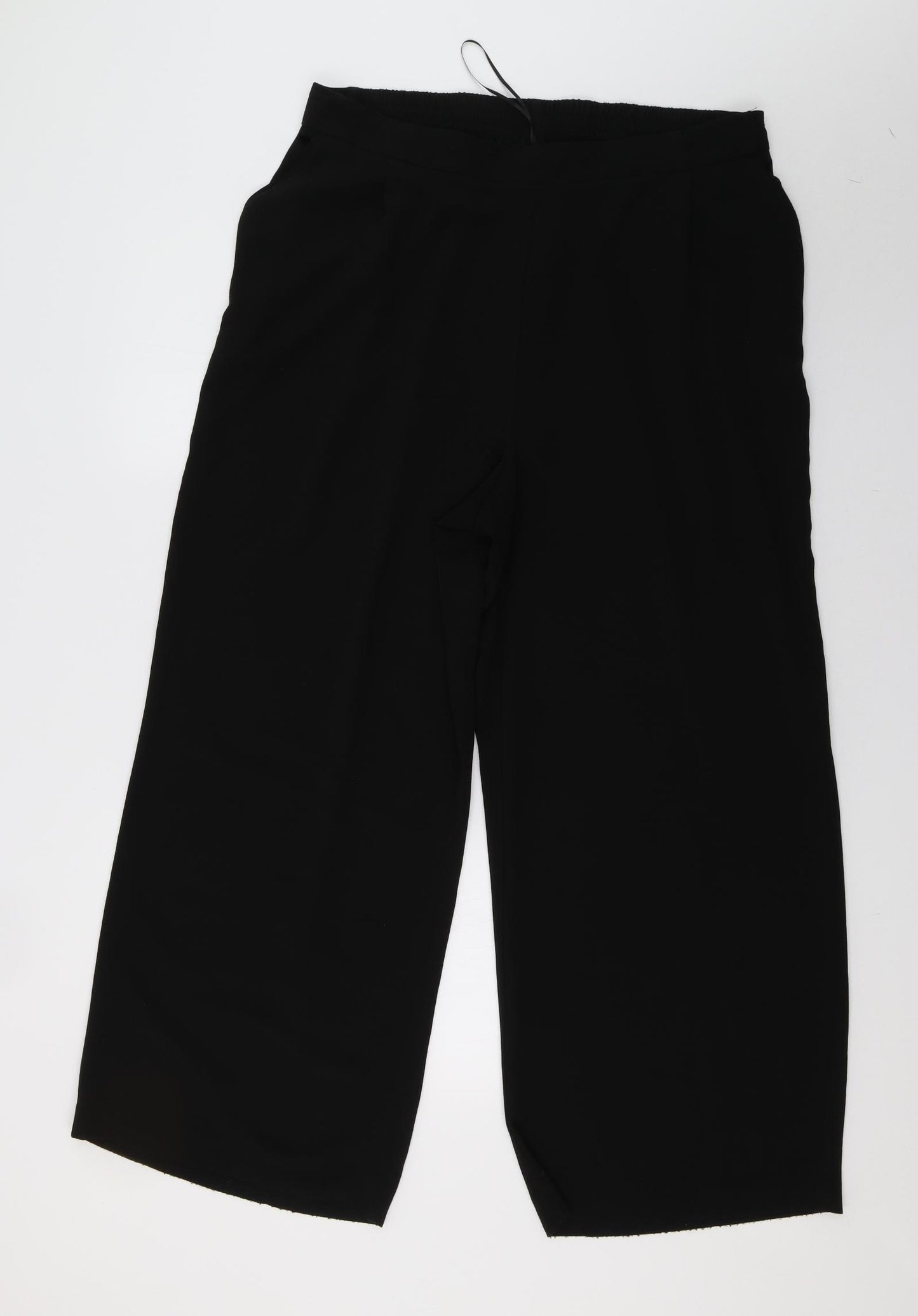 Dorothy Perkins Womens Black  Mesh Trousers  Size 18 L31 in