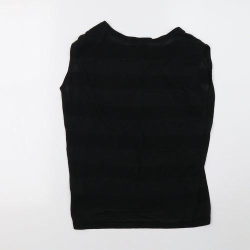 aj fashon Womens Black   Basic T-Shirt Size 8