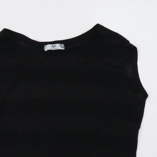 aj fashon Womens Black   Basic T-Shirt Size 8