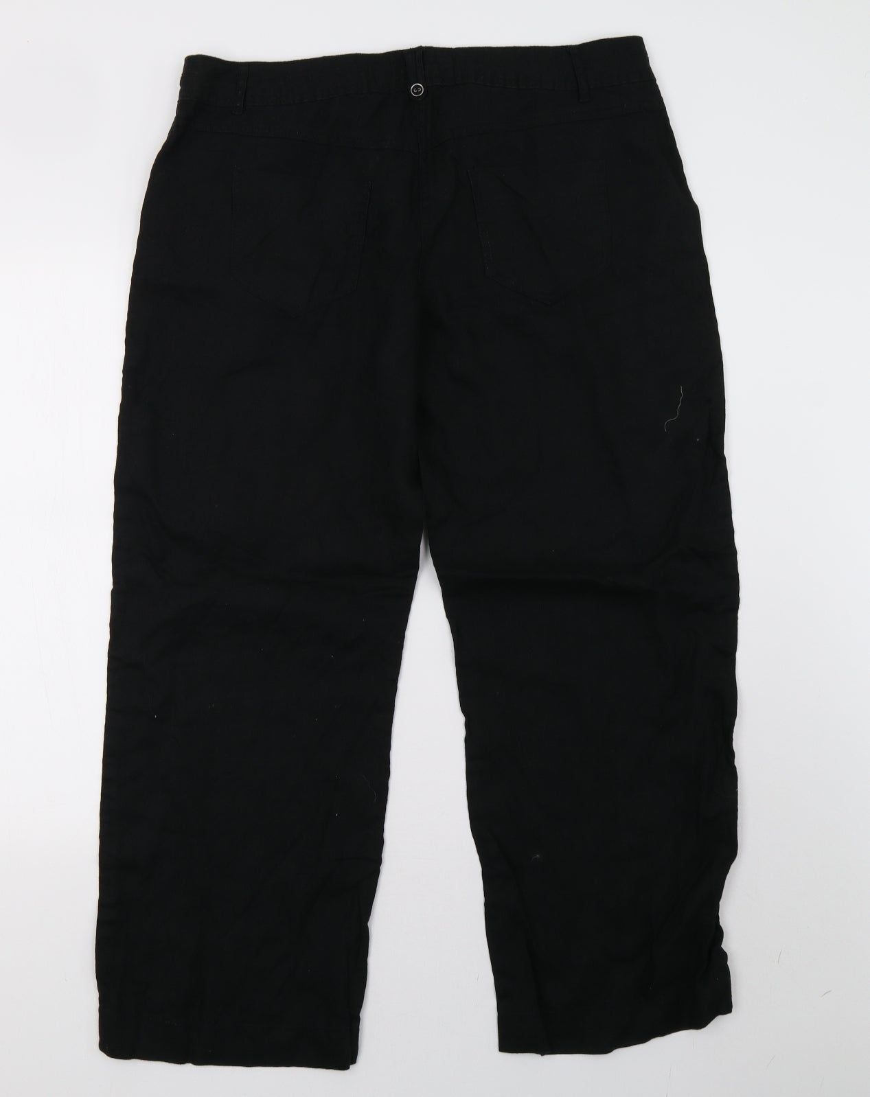 George Womens Black   Trousers  Size 14 L29 in