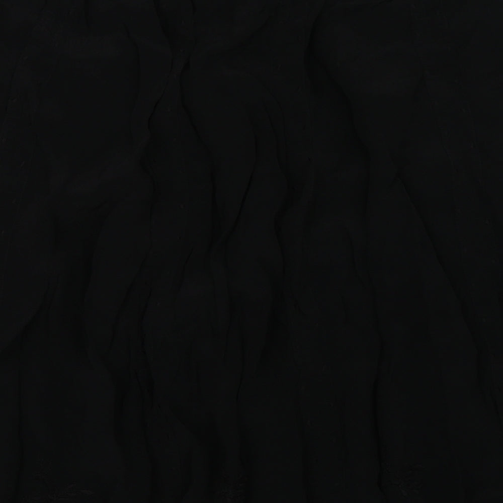 Preworn Womens Black   A-Line Skirt Size 14