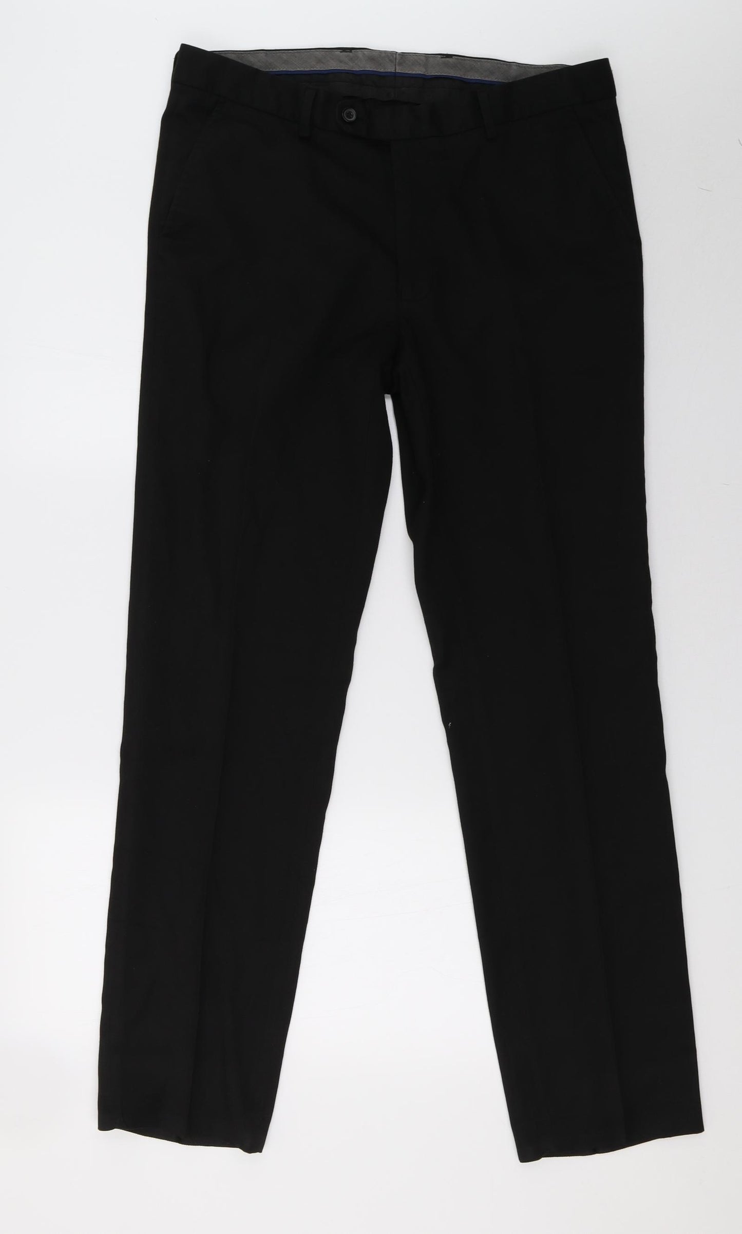 Matalan Mens Black   Trousers  Size 34 L33 in