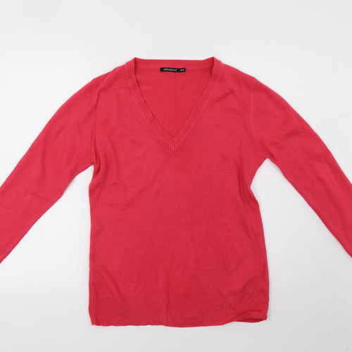 Primark Womens Pink  Knit Pullover Sweatshirt Size 16