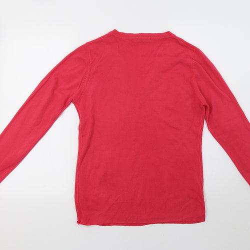 Primark Womens Pink  Knit Pullover Sweatshirt Size 16