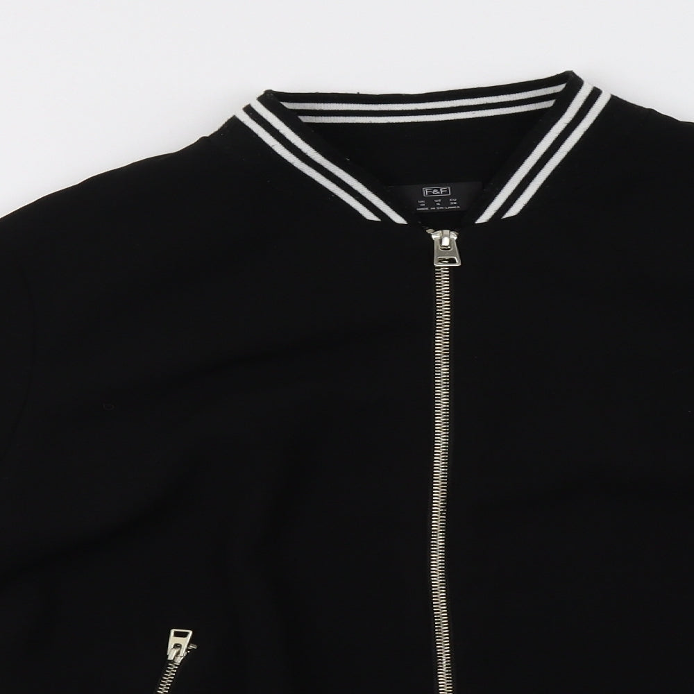 F&F Womens Black   Jacket  Size 10