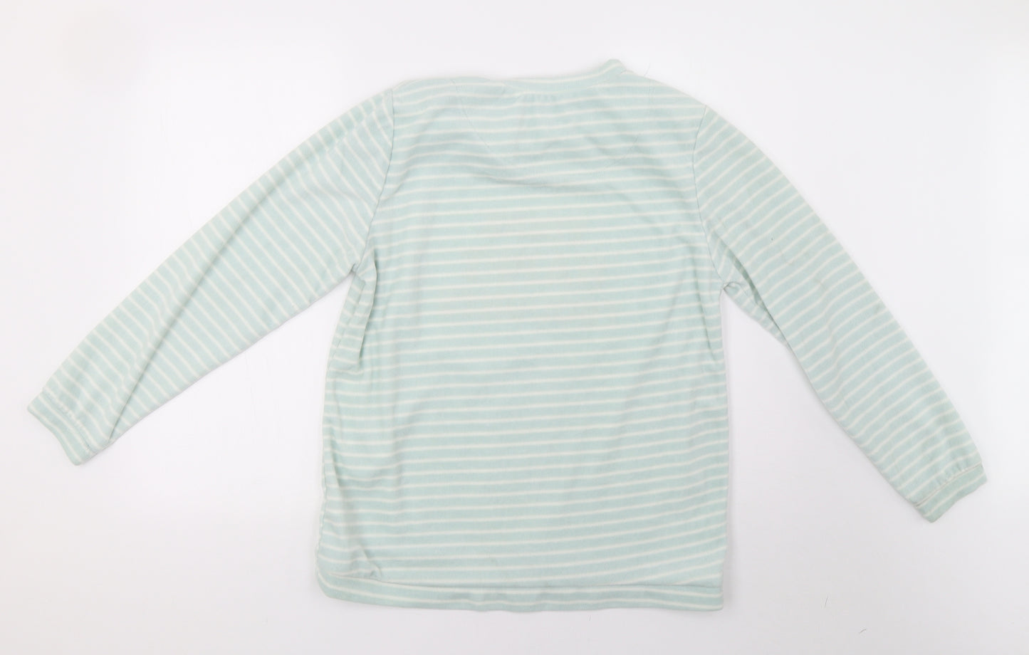 Primark Womens Green Striped   Pyjama Top Size S