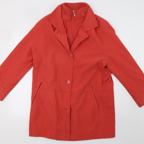 trendline Womens Red   Jacket Coat Size 12