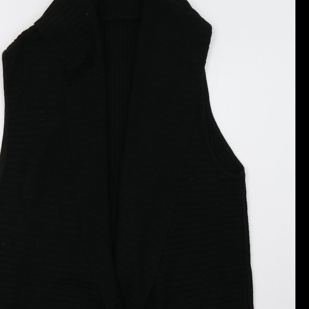 Primark Womens Black  Knit Cardigan Jumper Size 20