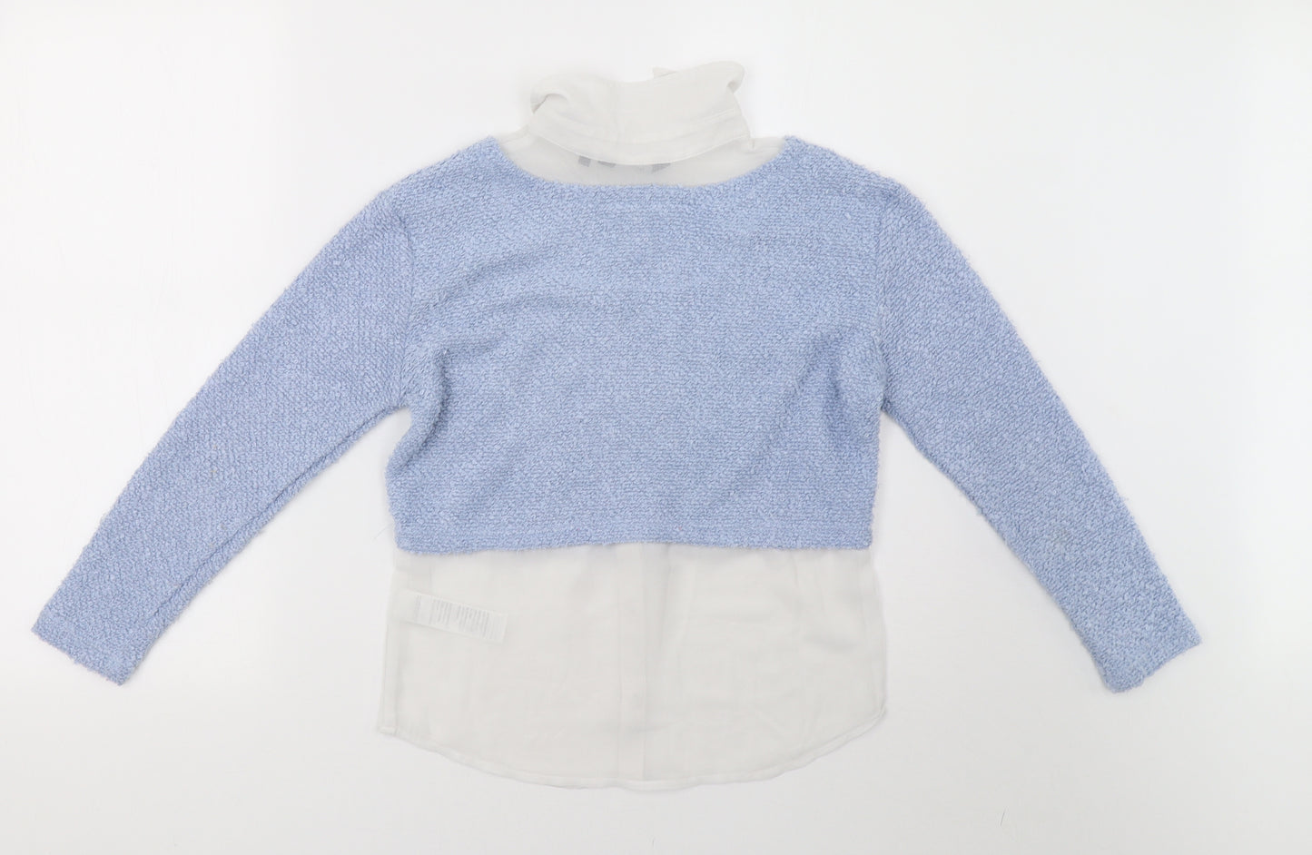 New Look Girls Blue   Pullover Sweatshirt Size 9 Years