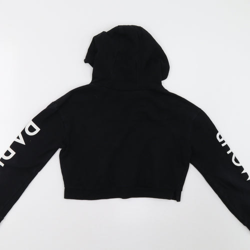 Miss Evie Girls Black   Pullover Hoodie Size 10 Years