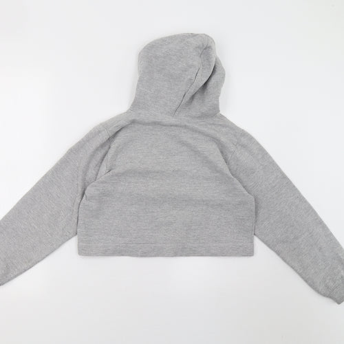 hullabaloo Girls Grey   Pullover Hoodie Size 12 Years