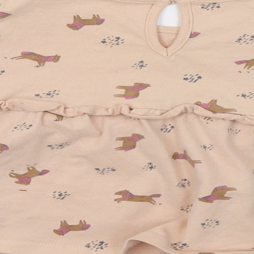 NEXT Girls Pink Polka Dot  Basic Casual Size 2 Years
