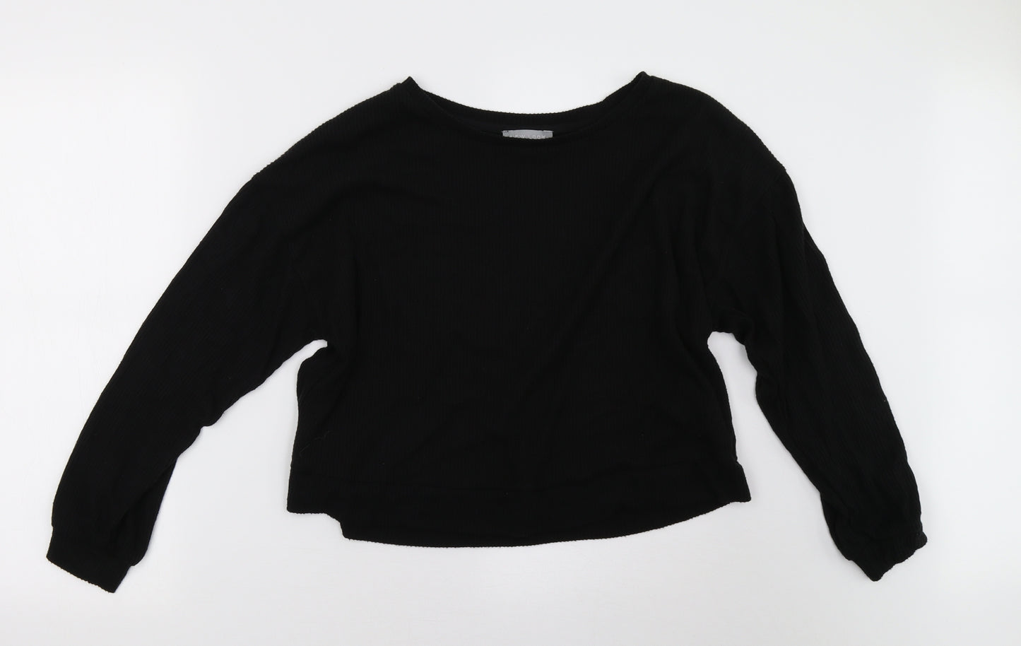 New Look Womens Black   Pullover Sweatshirt Size M
