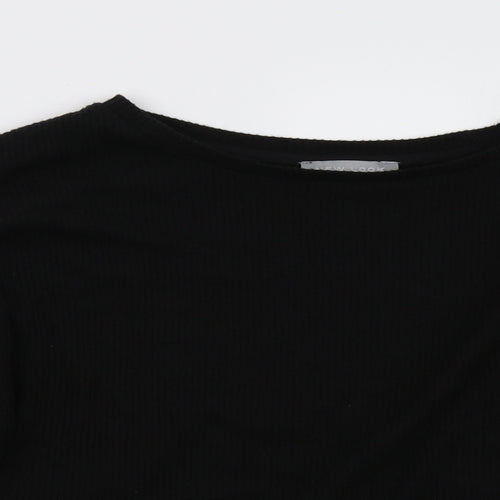 New Look Womens Black   Pullover Sweatshirt Size M