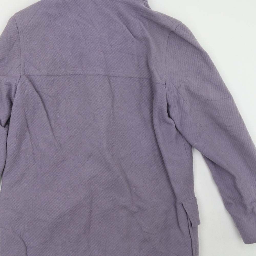 Marks and Spencer Womens Purple   Jacket Coat Size 14