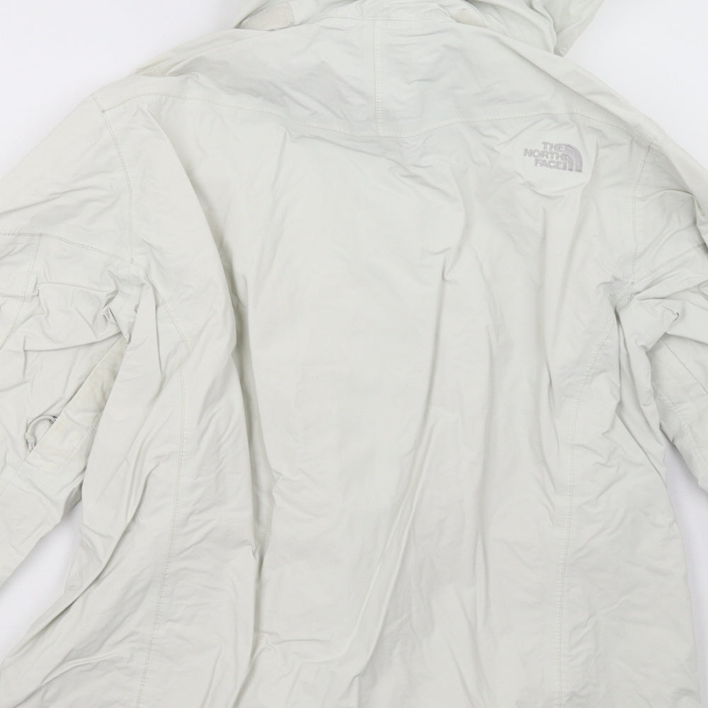 The North Face Womens White   Rain Coat Coat Size XL
