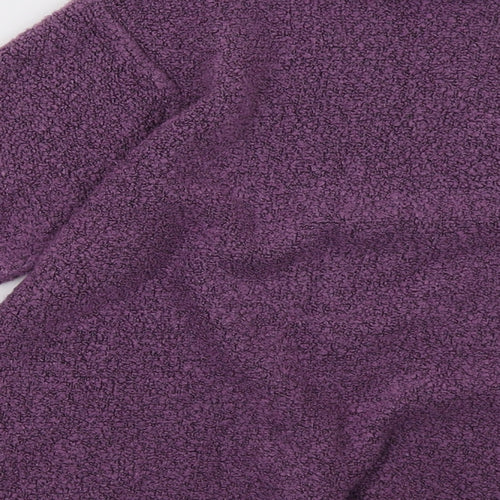 EWM Womens Purple  Knit Pullover Sweatshirt Size M